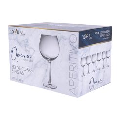 Alternative view of SET 6 COPAS COCKTAIL OPERA 635ML