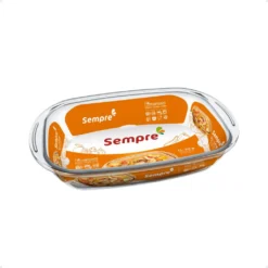 Fuente Rectangular Vidrio Templado Sempre 1.8 Litros