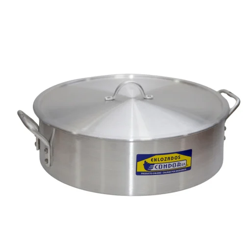 Olla Arrocera 40cm x 13.5LT Aluminio Hotel