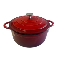 Alternative view of CACEROLA FIERRO FUNDIDO 26 CM ROJA