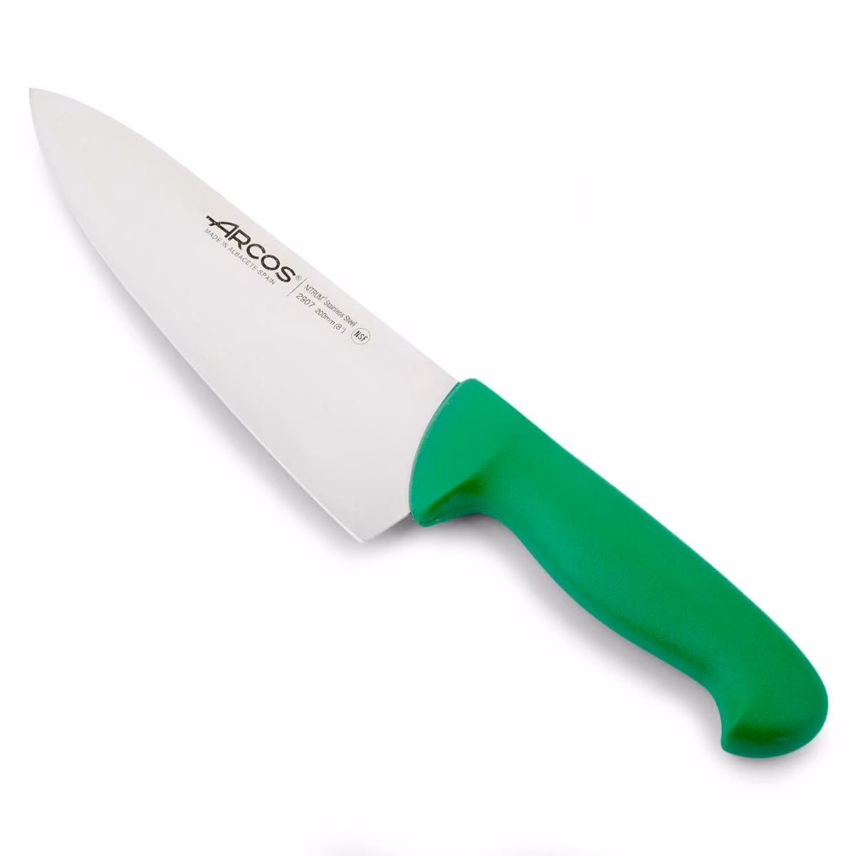 Cuchillo Cocinero Verde 200mm Arcos