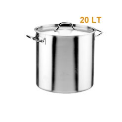 FONDO 20 LITROS ACERO INOX  30X30 CM
