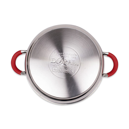 Arrocera Nizza Ac. Inoxidable 26cm x 4.2lts - Imagen 4