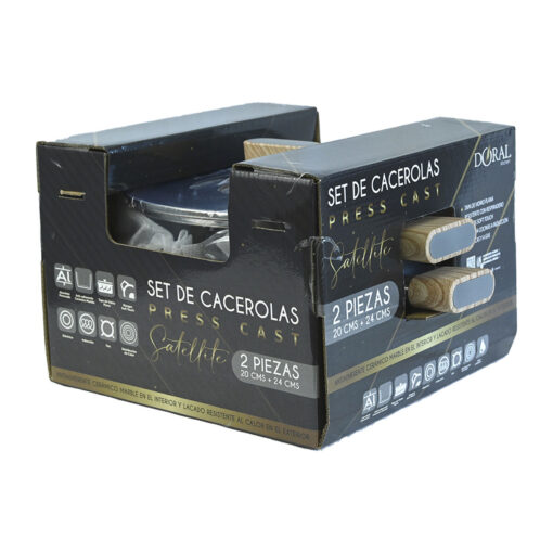 Set 2 Cacerolas Satellite 20 cms + 24 cms - Imagen 5