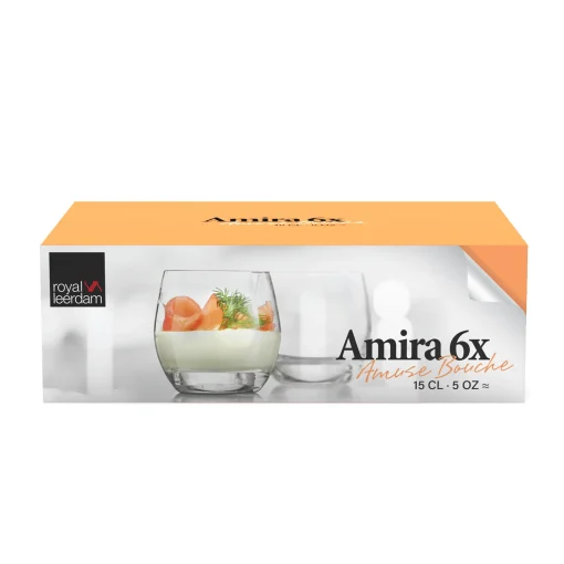 Set 6 Vasos de Postre Amira 150cc - Imagen 2