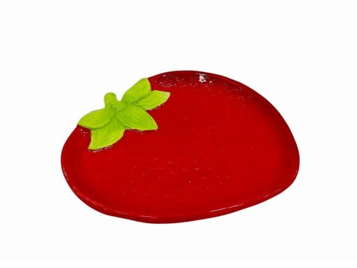 Plato Bajo Cerámica Frutilla
