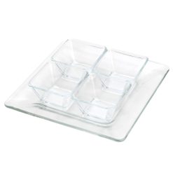 SET SERVING LIBBEY 5 piezas