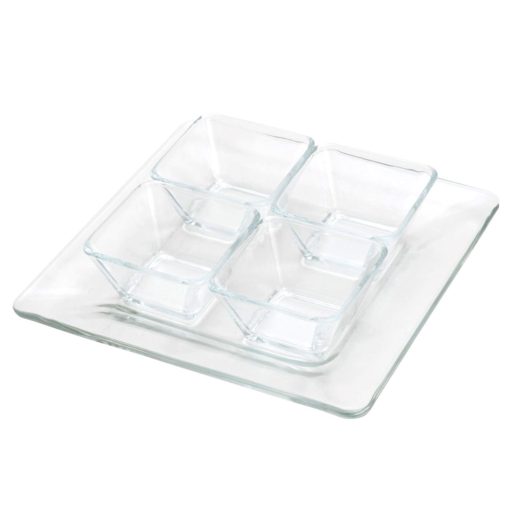 SET SERVING LIBBEY 5 piezas