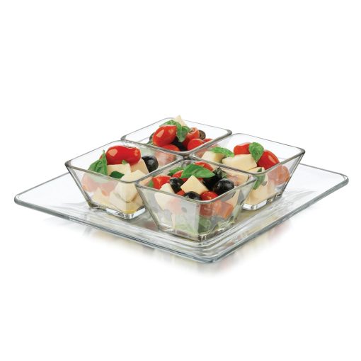 SET SERVING LIBBEY 5 piezas - Imagen 2