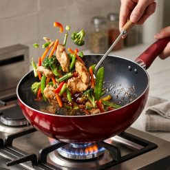 WOK 22CM ALUMINIO TITANIO DORAL
