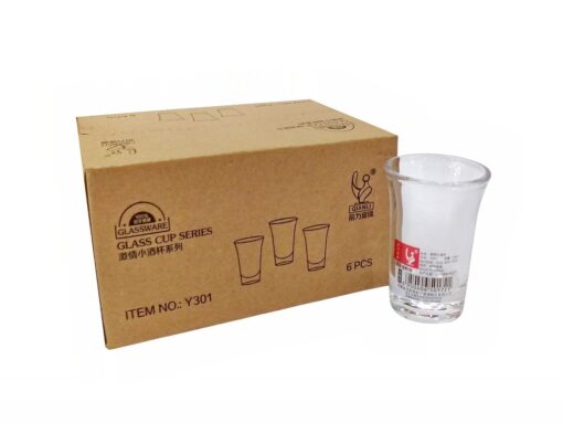 Set 6 Vasos de Shot vidrio