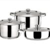 Batería de Cocina 6 Piezas New Family Acero Inoxidable Doral