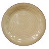 Plato Bajo Cerámica Beige