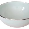 Bowl para batir 27cm Enlozado blanco