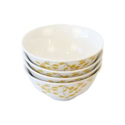 Set 4 BOWL Sopa Porcelana Amarillo