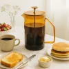 CAFETERA FRANCESA Borosilicato color Ambar 600ml
