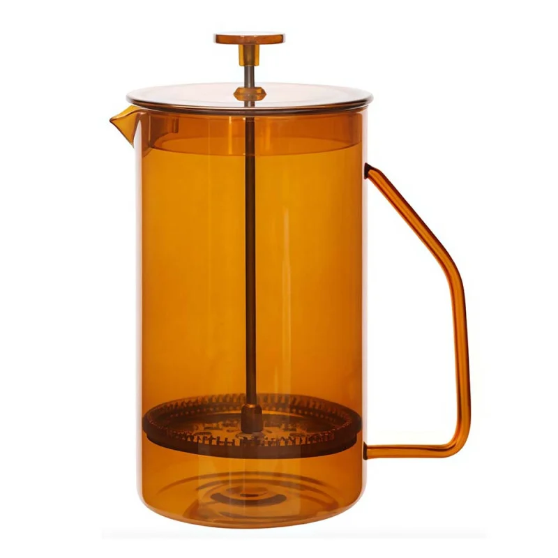 CAFETERA FRANCESA Borosilicato color Ambar 600ml - Imagen 2