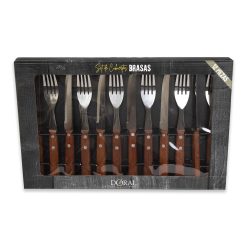 Set de Cubiertos Parrilleros Brasas
