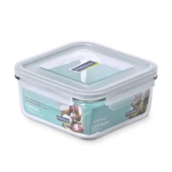 Contenedor Hermético Cuadrado Vidrio Glasslock 1200 ml