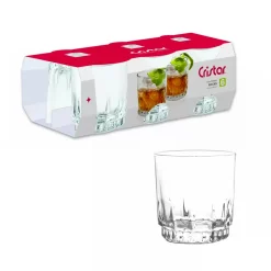 Set 6 Vasos Prisma Rocks