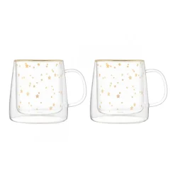 Alternative view of SET 2 TAZAS DOBLE PARED 400ML CONSTELACION