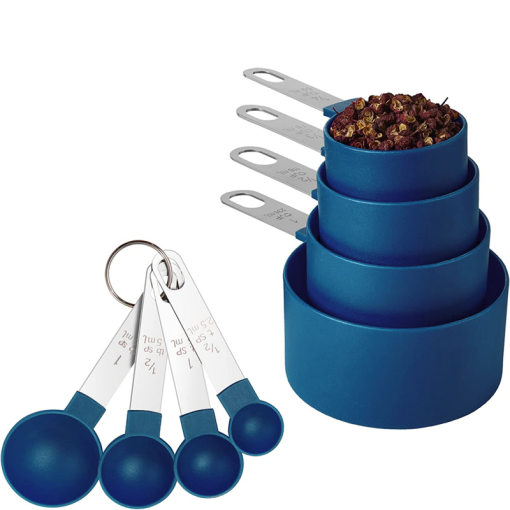 Set 8 Piezas Tazas y Cucharas Medidoras FTA