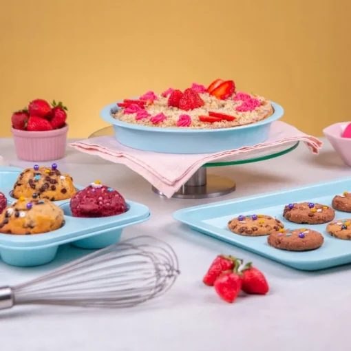 Set de Repostería 3Pz Magnolia Celeste Roichen - Imagen 7