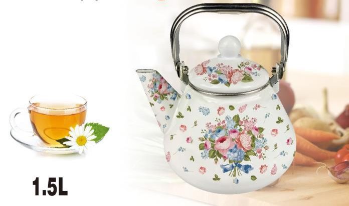 Tetera 1.5L Enlozada Coquette Aleppo