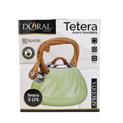 Tetera 3LTS Afrodita color Marfil Doral - Imagen 2