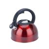 Tetera Acero Inox. Minerva 3L Roja Doral