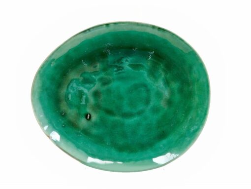 Plato Pan forma gota Verde Menta